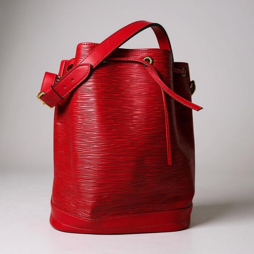 Louis Vuitton Red Epi Leather Shoulder Bag